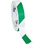 Tape Logic 1" x 36 yds. Striped Vinyl Safety Tape, Green/White, 3/Pack (T91363PKGW)~#|#~sp124513928_sc7