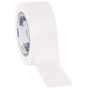 Tape Logic™ 2" x 36 yds. Solid Vinyl Safety Tape, White, 3/Pack