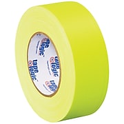 Tape Logic 2" x 50 yds. x 11 mil Gaffers Tape,  Fluorescent Yellow, 24/Carton