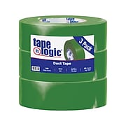 Tape Logic Duct Tape, 10 Mil, 2" x 60 yds., Green, 3/Case (T987100G3PK)