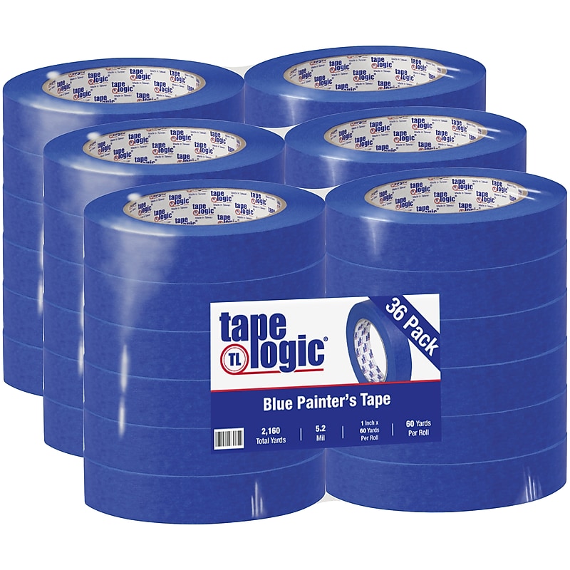 Tape Logic Weatherable Masking Tape, 1" x 60 Yards, 36 Rolls (T9353000) image 1
