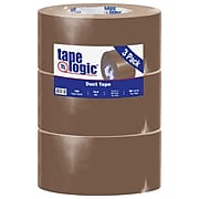 Tape Logic™ 10 mil Duct Tape, 3" x 60 yds, Brown, 3/Carton
