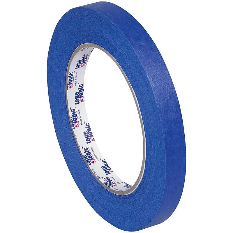 Tape Logic Painter's Tape, 0.5" x 60 yds., Blue, 12 Rolls/Carton (T933300012PK) image 1