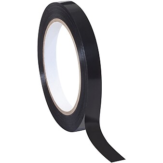 Tape Logic Tensilized Poly Strapping Tape, 1/2"W x 60 Yards, Black, 12 Pack (T97519712PK)