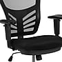 Flash Furniture Mesh Ergonomic Drafting Chair with Adjustable Foot Ring and Lumbar Support, Black (HL-0001-1CBLACK-GG)~#|#~sp124517991_sc7