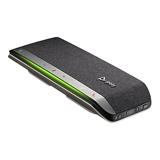 Poly Sync 20 USB-C MS Speakerphone, Black/Silver (7F0J8AA