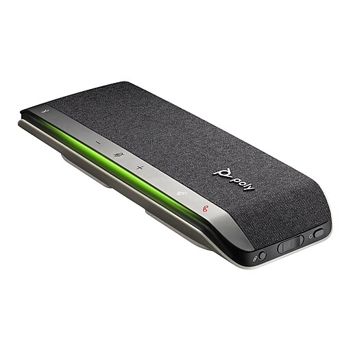 Poly Sync 40 USB-A USB-C Speakerphone, Silver (772C4AA) | Staples