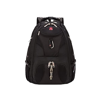 SwissGear Laptop Backpack, Black Polyester (19002215)