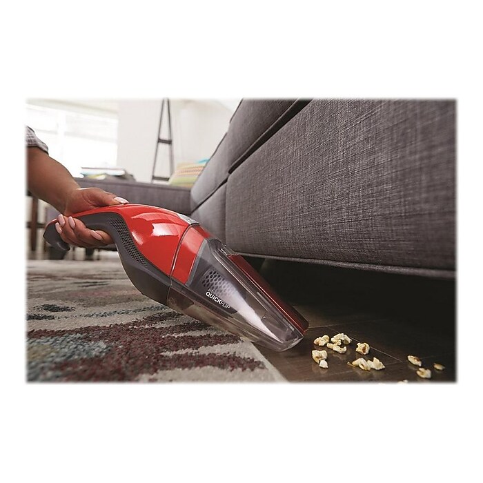 Dirt Devil Quick Flip Cordless Handheld Vacuum, Bagless, Red/Black