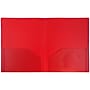 JAM Paper Heavy Duty 2-Pocket Presentation Folders, Assorted Colors, 6/Pack (383Hrgbyop)~#|#~sp124518864_sc7