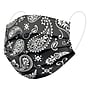 WeCare 3-ply Disposable Face Masks, Individually Wrapped, Adult, Red Bandana/Black Bandana, 50/Box (WMN100069)~#|#~sp124526487_sc7