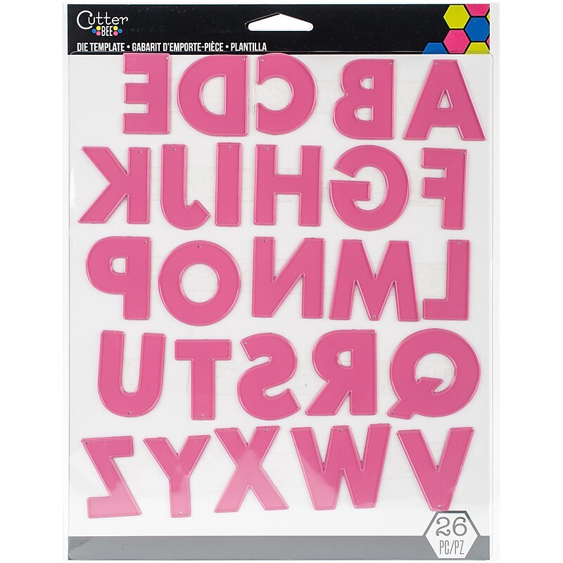 EK Cutter Bee Alphabet Die (54-80032) image 1