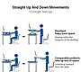FlexiSpot 41"W Manual Sit-Stand Desk Converter, Black (M4B-E-US)~#|#~sp12472588_sc7