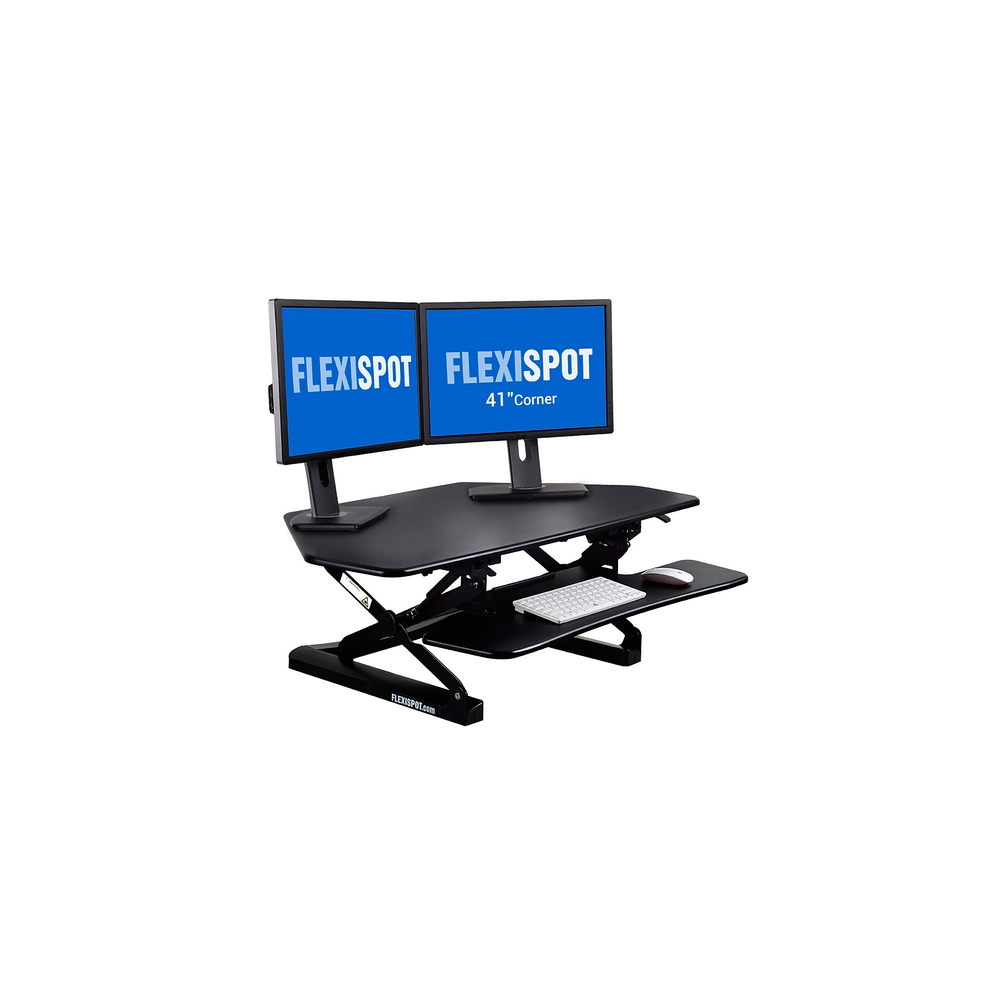 FlexiSpot 41″W Manual Sit-Stand Desk Converter, Black (M4B-E-US) Sansujyuku sansujyuku.com