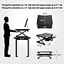 FlexiSpot 35"W Manual Sit-Stand Desk Converter, Black (M2B)~#|#~sp12472627_sc7
