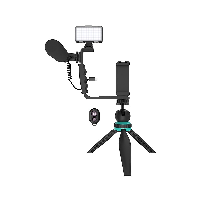 Tzumi On Air Ultimate Vlogger Kit, Black (8079ST) image 1