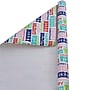 JAM Paper Christmas Wrapping Paper, 25 Sq. ft. x 30", Colorful Merry Christmas (165PcoMC)~#|#~sp12488726_sc7