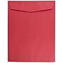 JAM Paper 10 x 13 Open End Catalog Colored Envelopes, Red Recycled, 25/Pack (v0128192a)~#|#~sp12489309_sc7