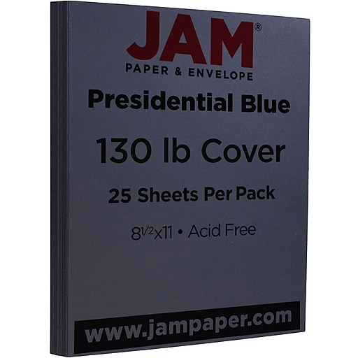 JAM Paper Extra Heavyweight 130 lb. Cardstock Paper, 8.5 x 11