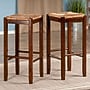Winsome Kaden Solid Wood Bar Stool, Walnut, 2/Set (94280)~#|#~sp12518195_sc7