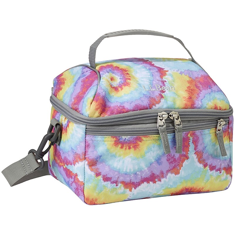 L.L.Bean Flip-Top Lunch Bag, Multi Tie Dye, 200 Oz. (TA502872) image 1
