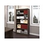 Bestar Logan 66" U-Shaped Executive Desk with Hutch, Lateral File Cabinet, and Bookcase, Antigua (46851-52)~#|#~sp125351227_sc7