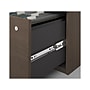 Bestar Logan 66" U-Shaped Executive Desk with Hutch, Lateral File Cabinet, and Bookcase, Antigua (46851-52)~#|#~sp125351230_sc7