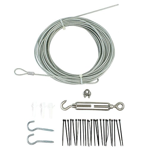 Shop Staples for Newhouse Lighting String Light Hanging Kit, Gray