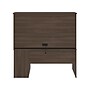 Bestar Logan 66" U-Shaped Desk with Hutch, Brown (46410-52)~#|#~sp125660200_sc7