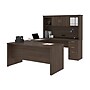 Bestar Logan 66" U-Shaped Desk with Hutch, Brown (46410-52)~#|#~sp125660202_sc7