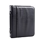 Bond Street Faux Leather Padfolio with Zipper Closure, Black (RGB1102BS-BLACK)~#|#~sp125660210_sc7
