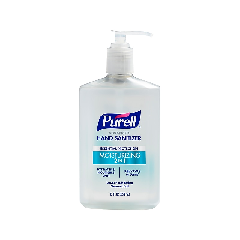 PURELL 2in1 Moisturizing Advanced 70% Alcohol Gel Hand Sanitizer, 12 oz (3698-12) image 1