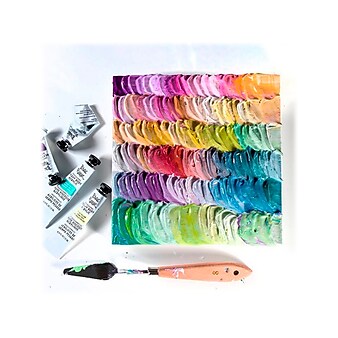 Brea Reese Non Washable Acrylic Paint, Assorted Colors, 0.4 Fl. Oz., 12/Pack (32056)