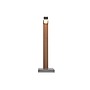 SHEFFIELD HOME Ella LED Desk Lamp, 15.2", Brushed Nickel/Brown Woodgrain (TL9997)~#|#~sp125760589_sc7