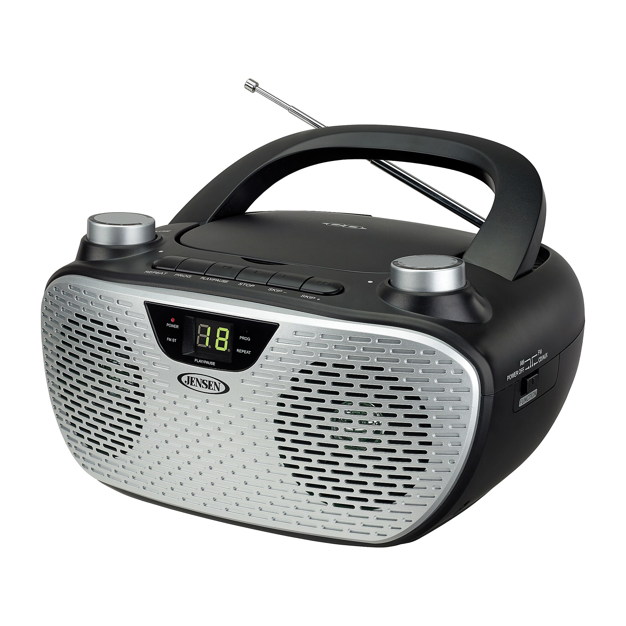 Jensen CD-485-BK CD/Radio Player, Black Sansujyuku sansujyuku.com