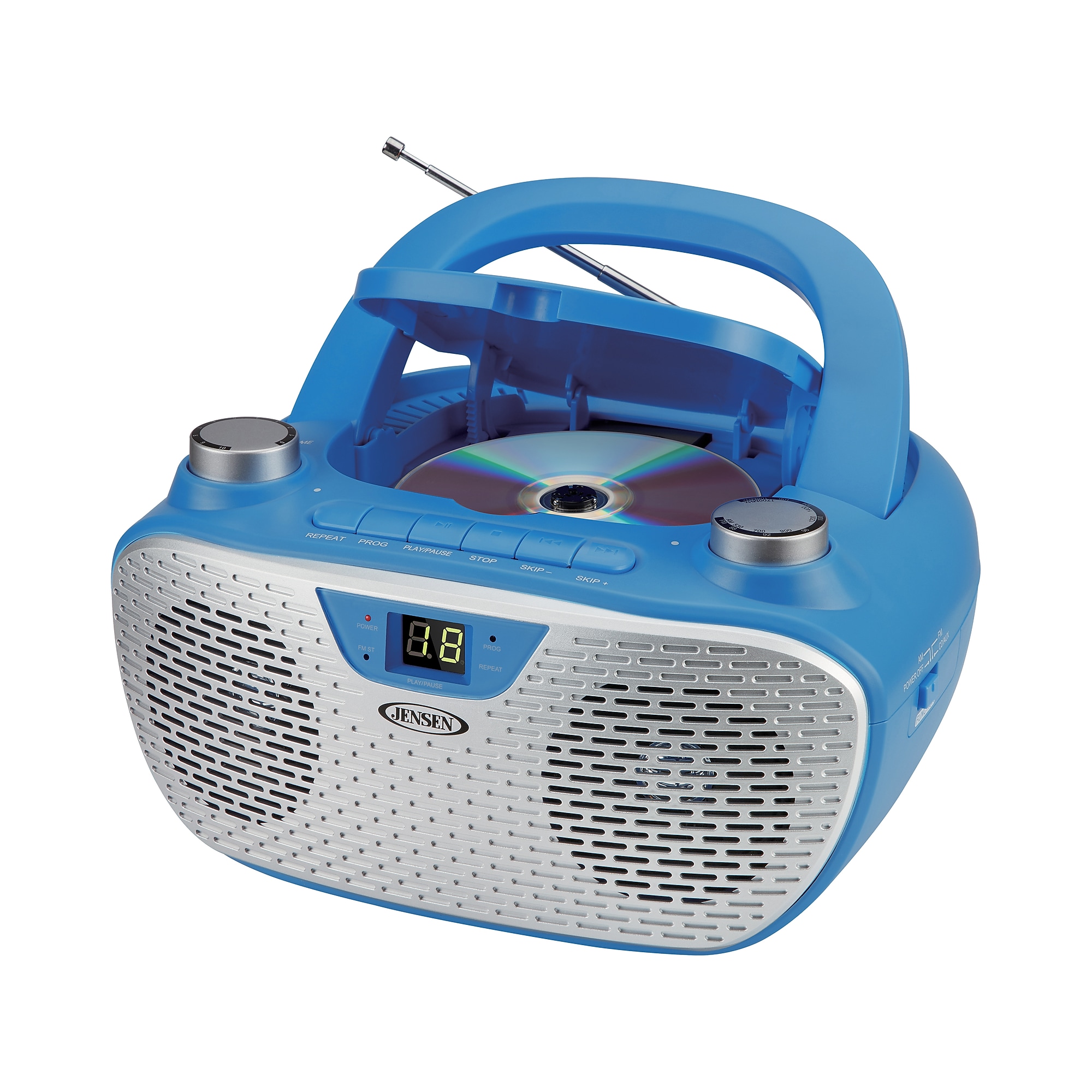 Jensen CD-485-BL CD/Radio Player, Blue Sansujyuku sansujyuku.com