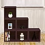 Way Basics 12.8"H x 13.4"W Eco Modular Stackable Storage Cube Modern Cubby Organizer, Espresso Wood Grain (BS285340320EO)~#|#~sp125991971_sc7