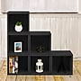 Way Basics 12.8"H x 13.4"W Eco Modular Stackable Storage Cube Modern Cubby Organizer, Black Wood Grain (BS285340320BK)~#|#~sp125992333_sc7