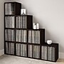 Way Basics 15"H Large Eco Modern Stackable Storage Cube, Espresso Wood Grain (BS-SCUBE-EO)~#|#~sp125993736_sc7