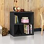 Way Basics 24.7"H Webster 2-Shelf Bookcase Organizer and Modern Eco Storage Shelf Unit, Black Wood Grain (WB-2SHELF-BK)~#|#~sp125994950_sc7