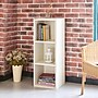 Way Basics 36.8"H Wynwood 3-Cube Narrow Bookcase Organizer and Modern Eco Storage Shelf Unit, White (WB-3CUBE-WE)~#|#~sp125995054_sc7