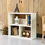 Way Basics 24.8"H Collins Cubby Bookcase, Organizer and Modern Eco Storage Shelf, White (WB-2SHELF-3-WE)~#|#~sp125995058_sc7