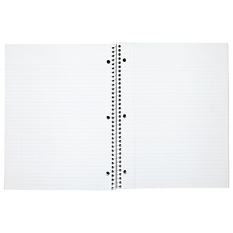 Mead Spiral 1-Subject Notebook, 8" x 11", College Ruled, 100 Sheets, Each (06622)