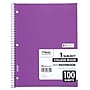 Mead 1-Subject Notebooks, 8" x 11", College Ruled, 100 Sheets (6622)~#|#~sp125996325_sc7