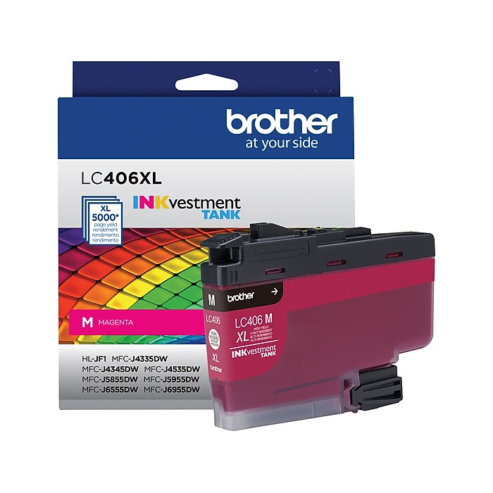 Brother LC406XL Magenta High Yield Ink Cartridge | Staples