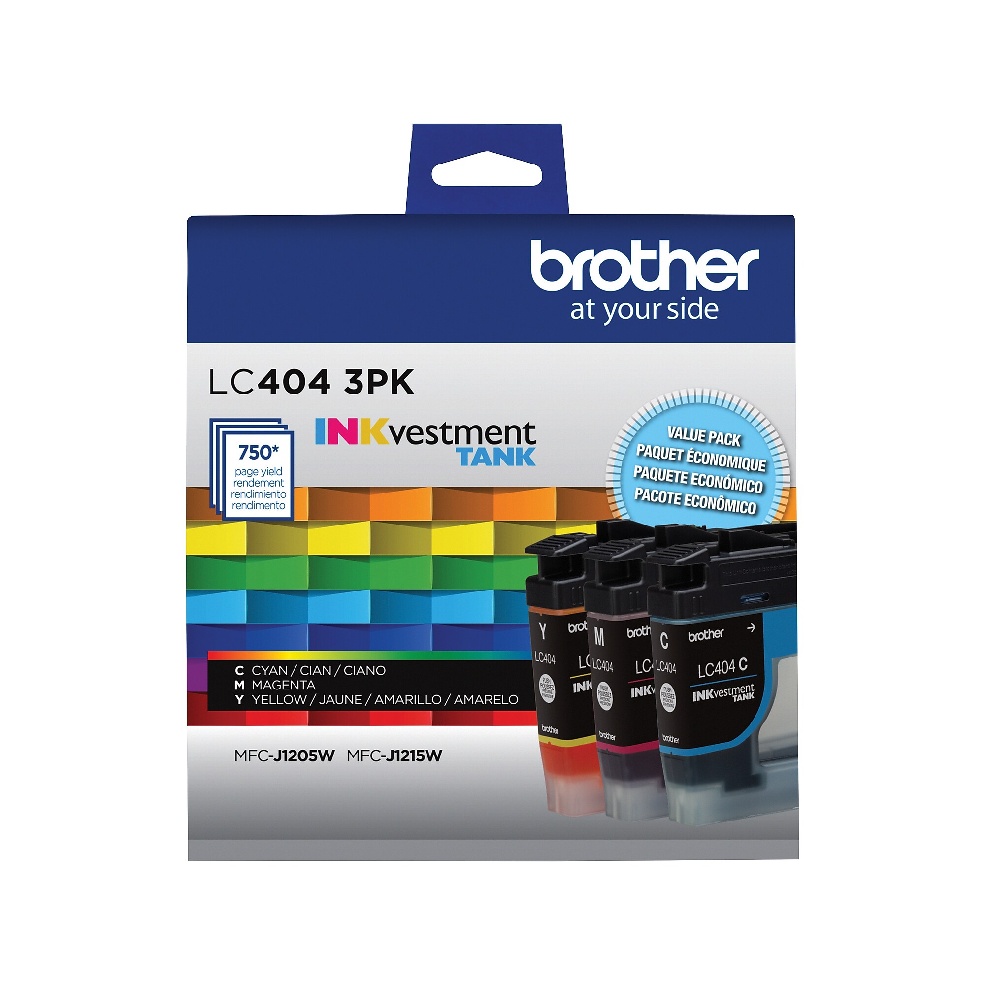 Brother LC4043PKS Cyan/Magenta/Yellow Standard Yield Ink Cartridges,   3/Pack Sansujyuku sansujyuku.com
