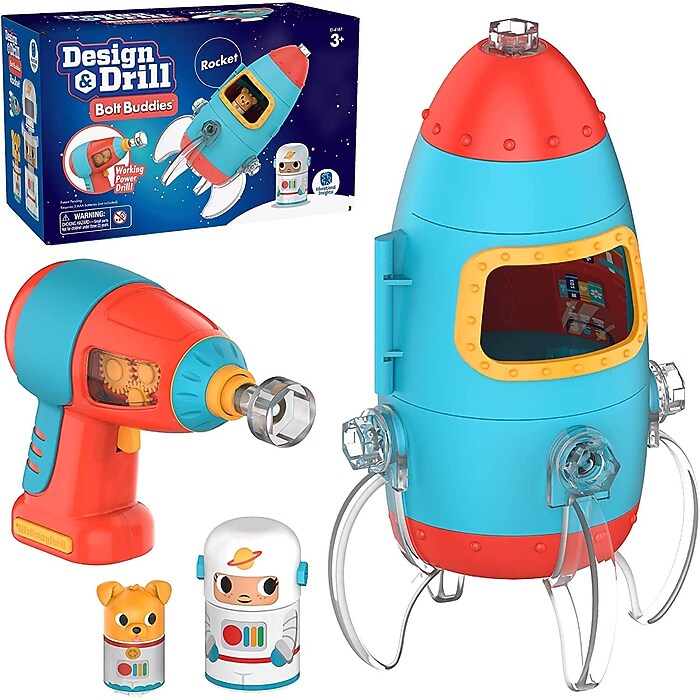 Educational Insights Design and Drill Bolt Buddies, Multicolored