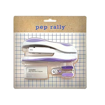 Pep Rally Desktop Stapler, 20 Sheet Capacity, Assorted, 800 Staples Included (58749)
