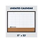 Quartet Calendar Combination Dry-Erase Whiteboard, 17" x 23" (Q232317W01-STPR)~#|#~sp126080836_sc7