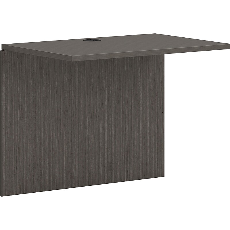 HON Mod 36" Bridge Desk, Slate Teak (HLPLB3624.LSL1) image 1